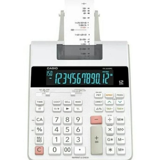 

Calculator Casio Fr2650Rc Calculator Struk Printing 1 Tahun Co