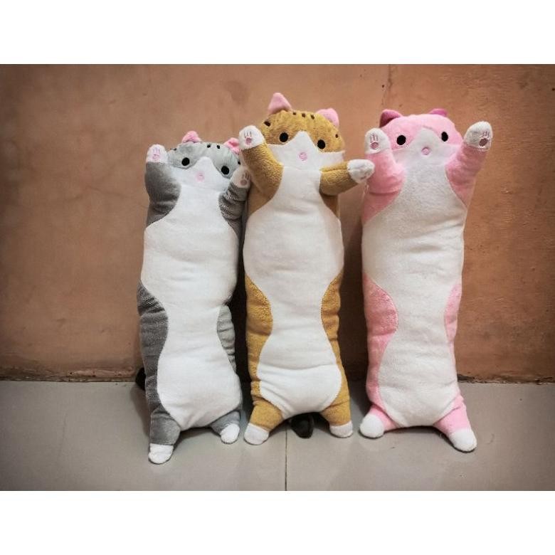Guling Kucing Panjang/Bantal Guling Kucing/Boneka Kucing Murah Baru