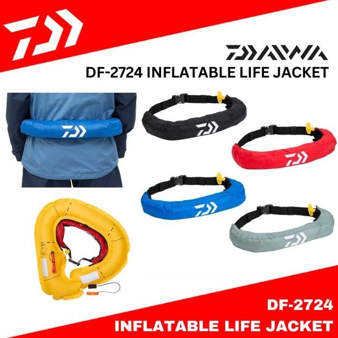 New  Daiwa Df-2724 Inflatable Life Jacket