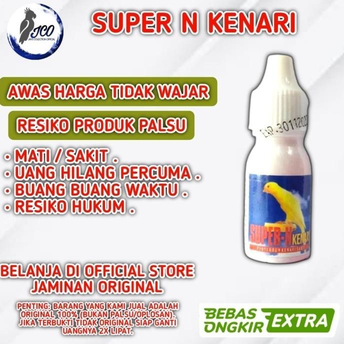 SUPER N KENARI OBAT KURUS NYILET MACET BUNYI SNOT SPEKTRUM LUAS SUPER
