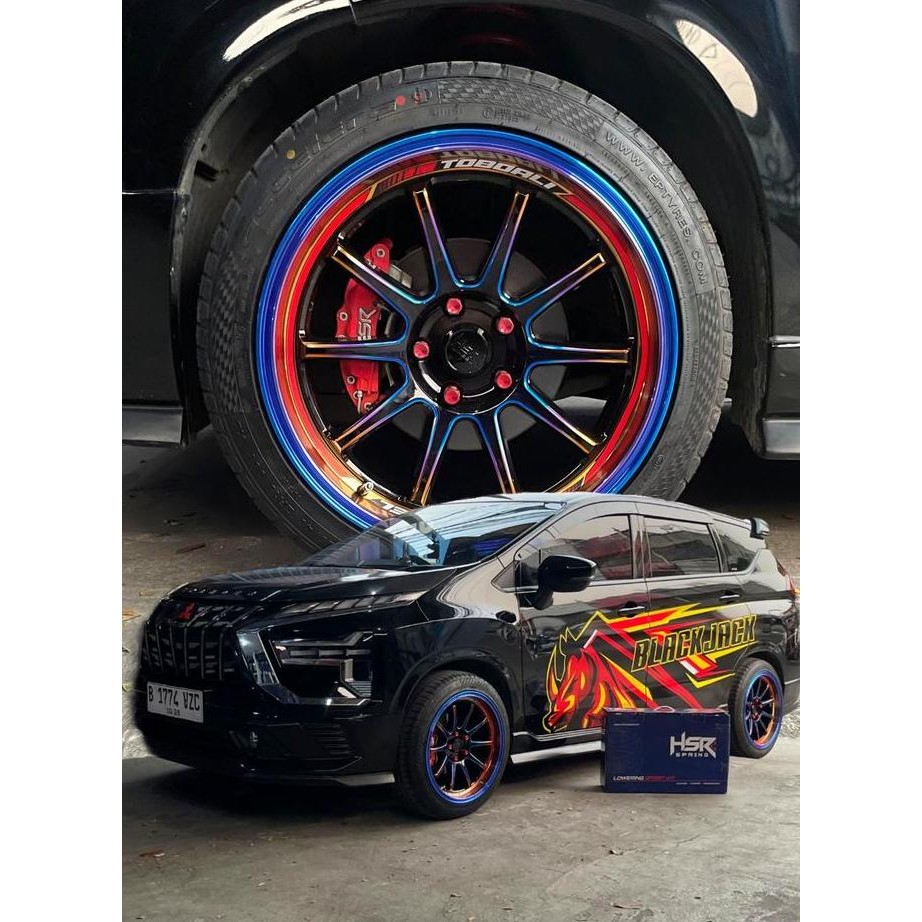 LOWERING KIT HSR RED MITSUBISHI XPANDER ORIGINAL DAN TERPERCAYA