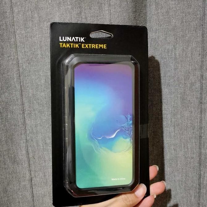 BEBAS ONGKIR - LUNATIK SAMSUNG S10 S10+ PLUS Case Tahan Banting Military Army