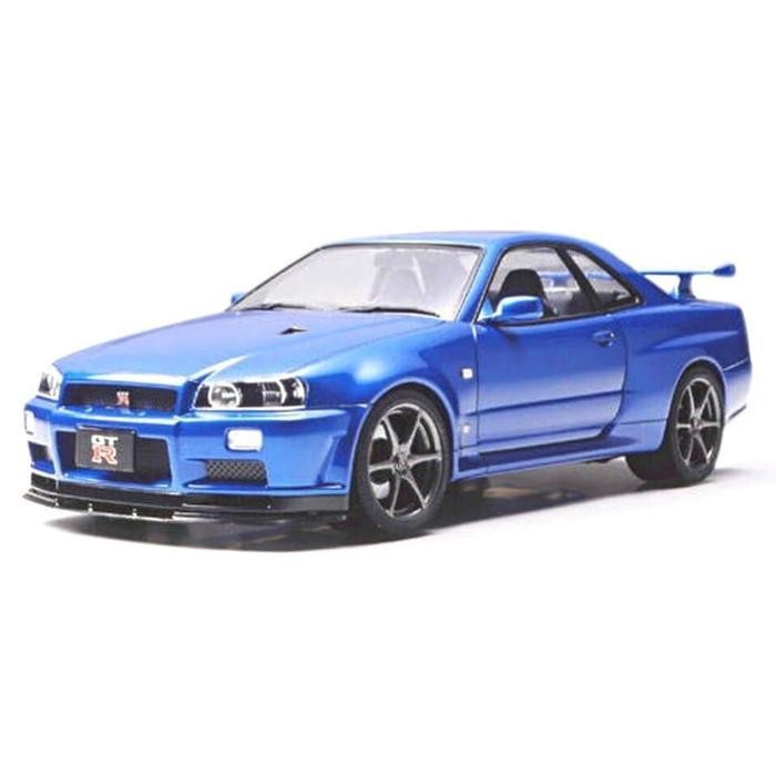 Tamiya 24210 Nissan Skyline Gt-R V-Spec Ii R34 1/24 Model Kit Original Dan Terpercaya