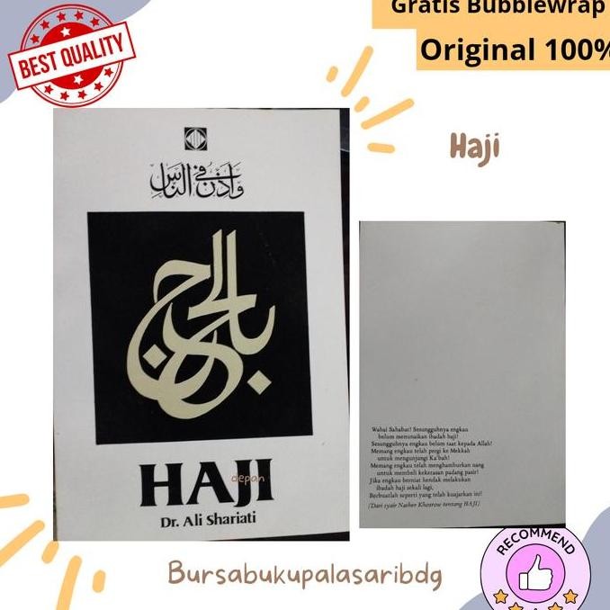 

Jual Haji Dr. Ali Shariati - Syariati /Pustaka