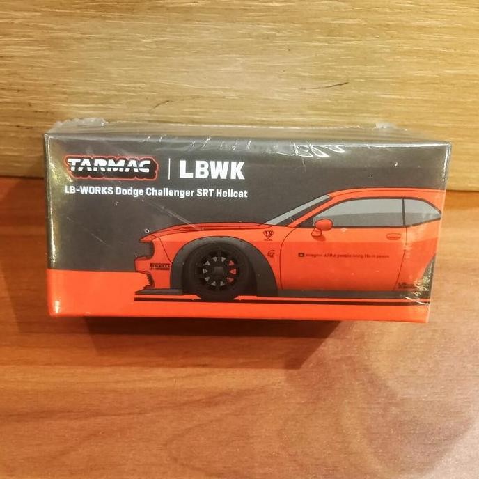 PROMO TARMAC WORKS LB-WORKS DODGE CHALLENGER SRT HELLCAT RED TARMACWORKS