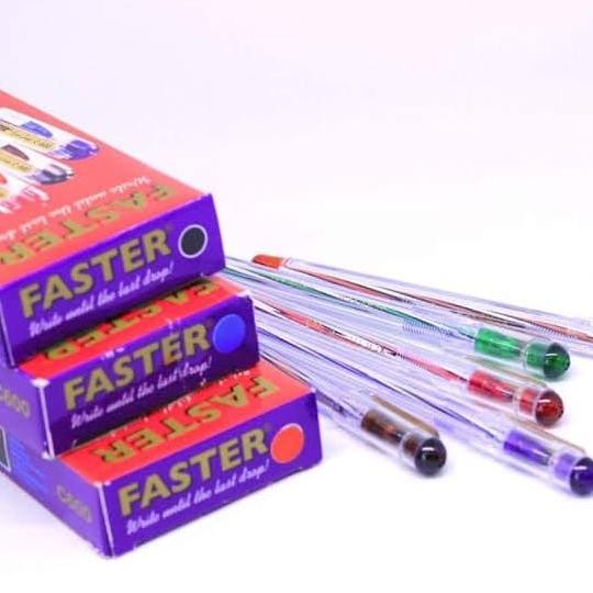 

PROMO! PERPAK Ballpoint Pen Pena Pulpen Faster C600 1PAK isi 12pcs /Pen Faster C-600