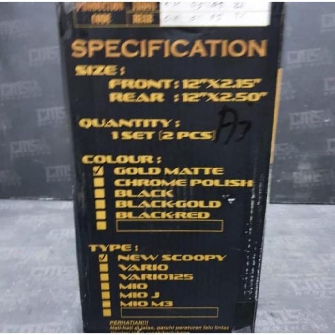 velg vnd roulette ring12 215/250 khusus scoopy ring12(2018-2022)