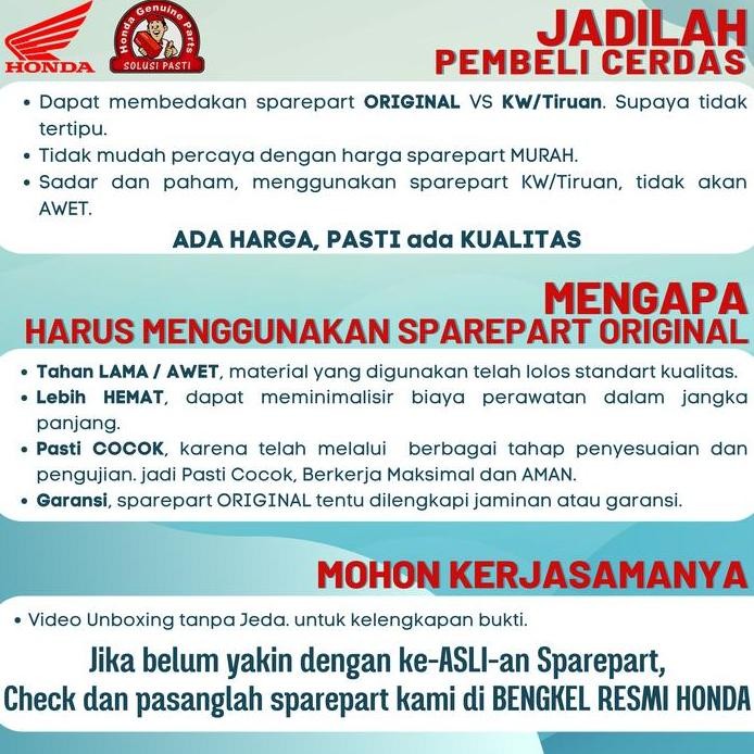 Laher Bearing 6002 RS Original , Bearing Bak CVT Beat Fi Original , Beat Karbu , Beat Street , Beari