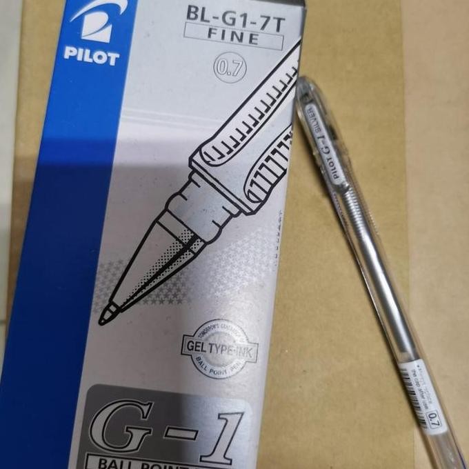 

TERLARIS! pen pilot G1 silver (perlusin)