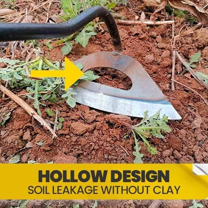 Steel Hardened Hollow Hoe Cangkul Rumput / Gulma Terbaik Import USA TH