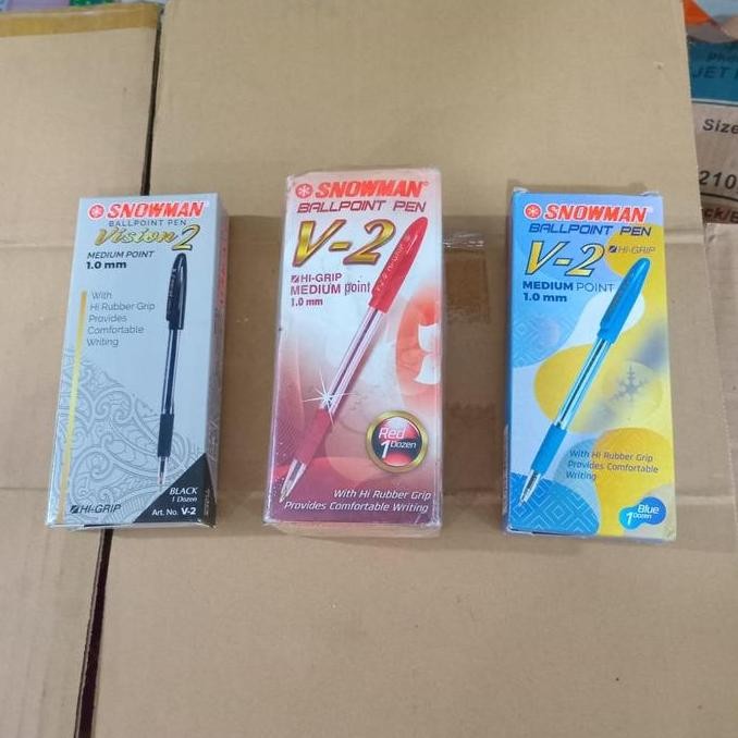

HOT SALE! Snowman ballpoint pen V2 Hi-Grip Medium point 1.0 mm.