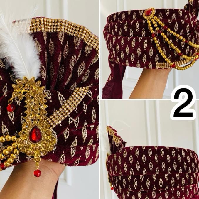 Turban India Topi Untuk Pengantin Pria Topi India Topi Pengantin Pria