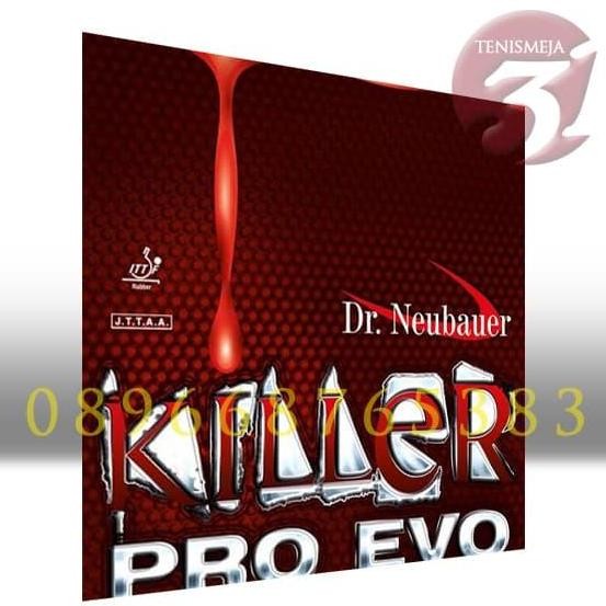 NEW Rubber/Karet pingpong bintik Dr. Neubauer Killer Pro Evo