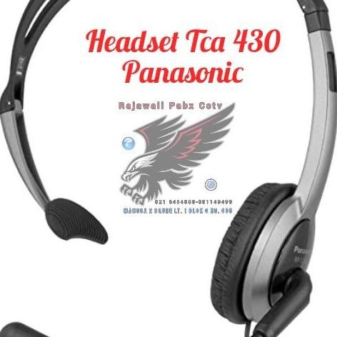 Headset Panasonic KX-TCA 430. Headset Call Canter . Operator . murah
