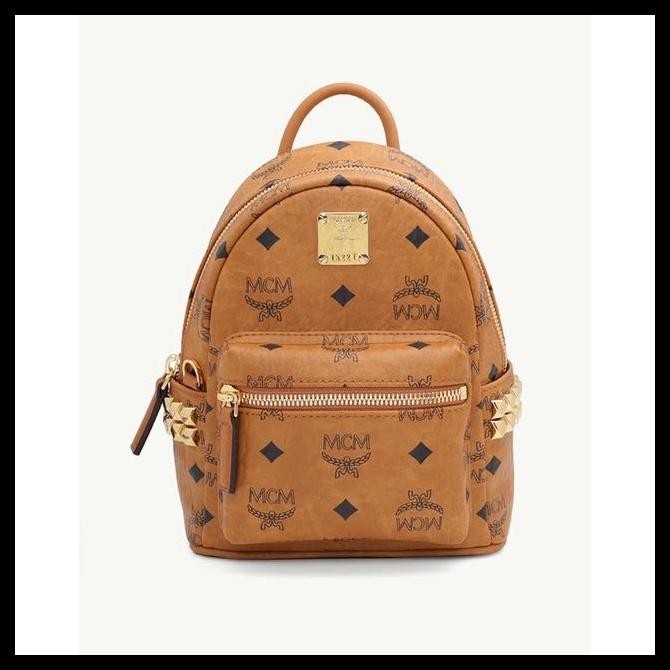 Mcm X-Mini Bebeboo Backpack In Cognac Best Seller