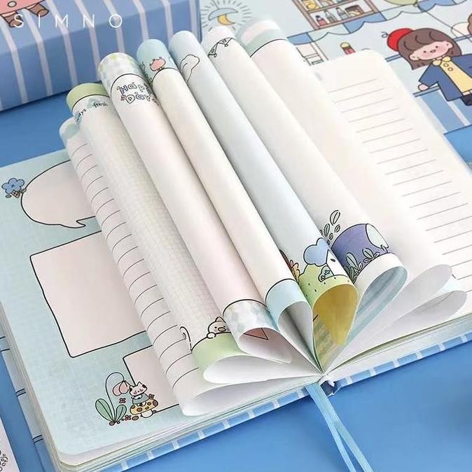 

Eternal Summer Journal / Agenda impor / Notebook lucu/diary lucu / Buku Tulis Catatan Karak Paper Stationery Book buku jurnal