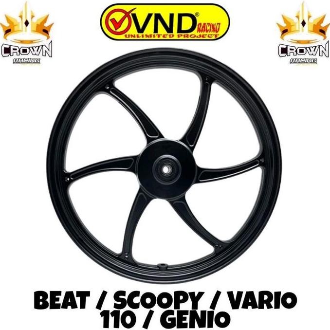 Velg VND Six Star Ring 14 Beat / Scoopy / Vario 110 / Genio / Spacy Motorcycle Motor