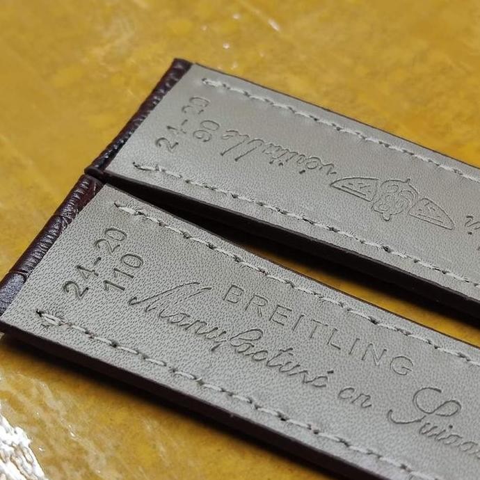 baru TALI JAM KULIT BREITLING LEATHER STRAP TALIJAM