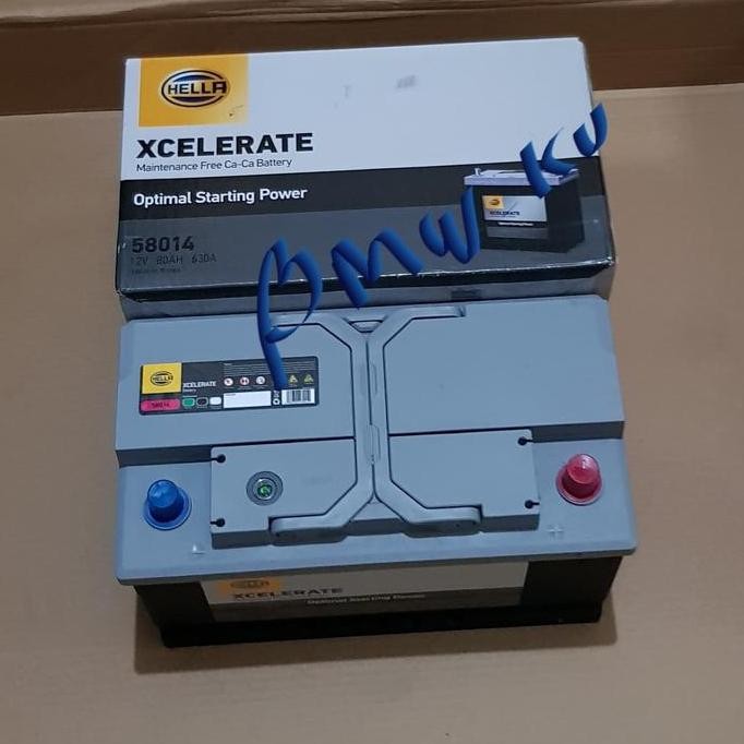 TERMURAH - Aki Kering Hella 80 Ah