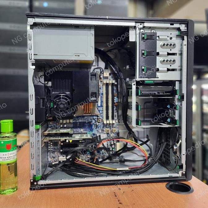 Pc Server Hp Z420 Tower Xeon E5-1603 Ram 8 Gb Ssd 256 Gb Ber New Stok