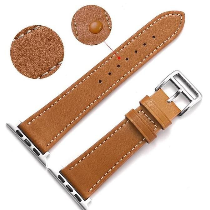 baru Single Tour Ring Leather Strap for Apple Watch Ultra2 10 9 8 7 49mm 46mm 45mm 41mm 6 SE 44mm 40