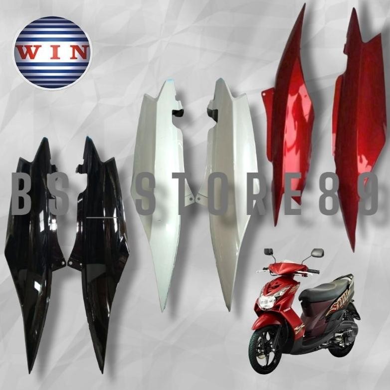 COVER BODY BEKAKANG YAMAHA MIO SOUL KARBU LAMA HITAM PUTIH MAROON | COVER BODY MIO SOUL HITAM PUTIH 