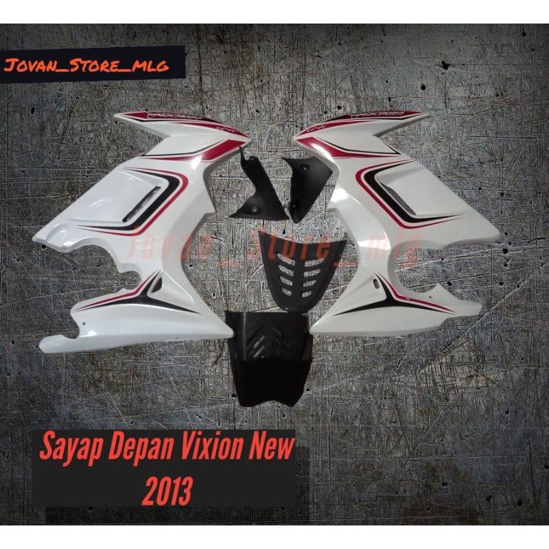 Half Fairing Sayap Depan Fairing Fering New Vixion 2013 2014 2015 NVL Model Ninja 250 + Segita Cover