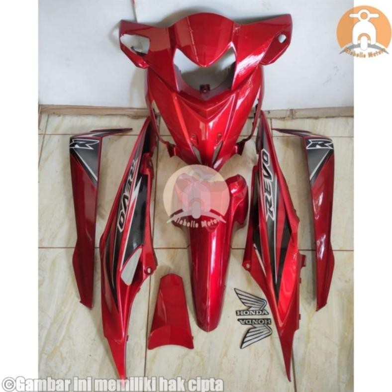 COVER BODY HALUS HONDA REVO TAHUN 2007-2009/FULL HALUS BODI REVO LANCIP/COVER BODI REVO SEMUA RNA/bo