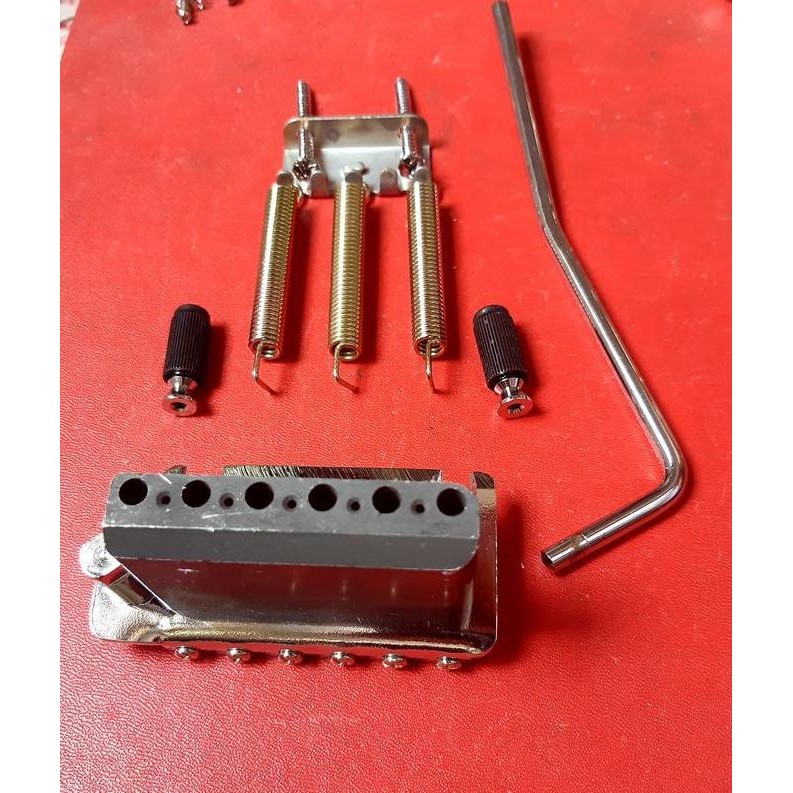 restock  Tremolo Gitar GOTOH.warna Silver CROME. Up Down Bridge Tremolo untuk gitar Listrik