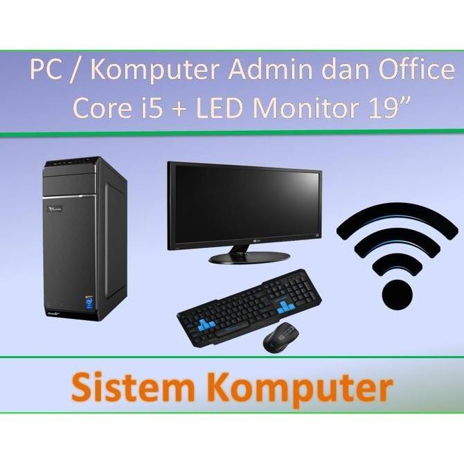 Paket Pc Rakitan Core I5 Lengkap Admin Ludi New Stok