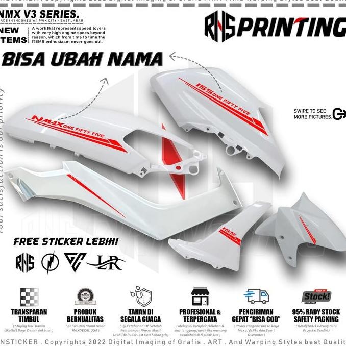 NMXV3 CUTTING STICKER STRIPING VARIASI NMAX OLD 2019 STIKER NMAX LAMA 155 LIS BODY NMAX OLD SIMPLE C