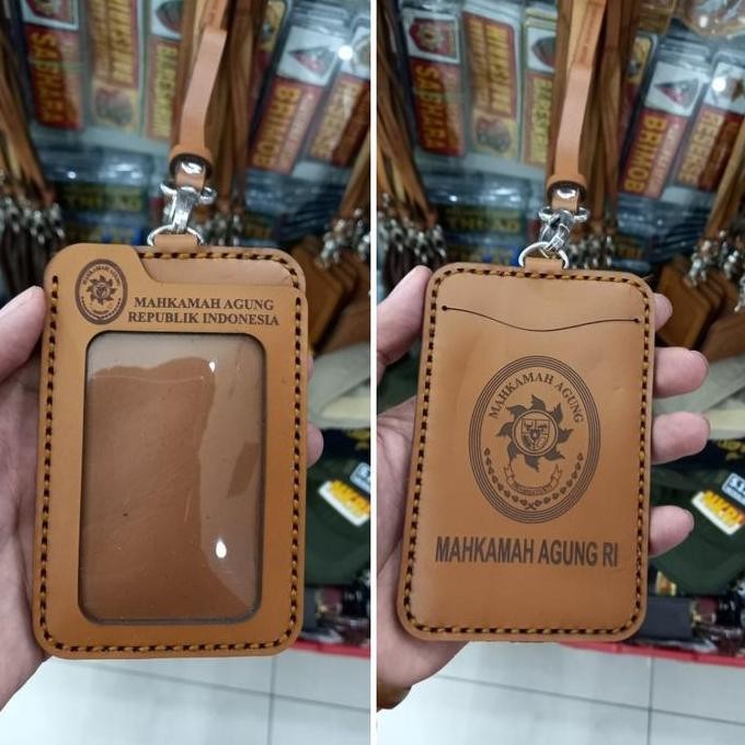 

READY Name Tag/Holder Logo Mahkamah Agung (Asli kulit) NEW