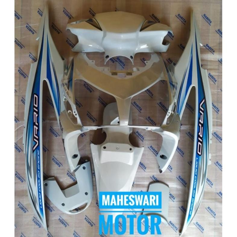 Full Body Halus Honda Vario 110 Karbu Vario Lama Putih.