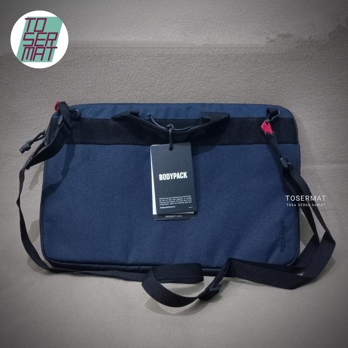 BODYPACK FOUNDER original Tas selempang laptop daypack simple - Navy