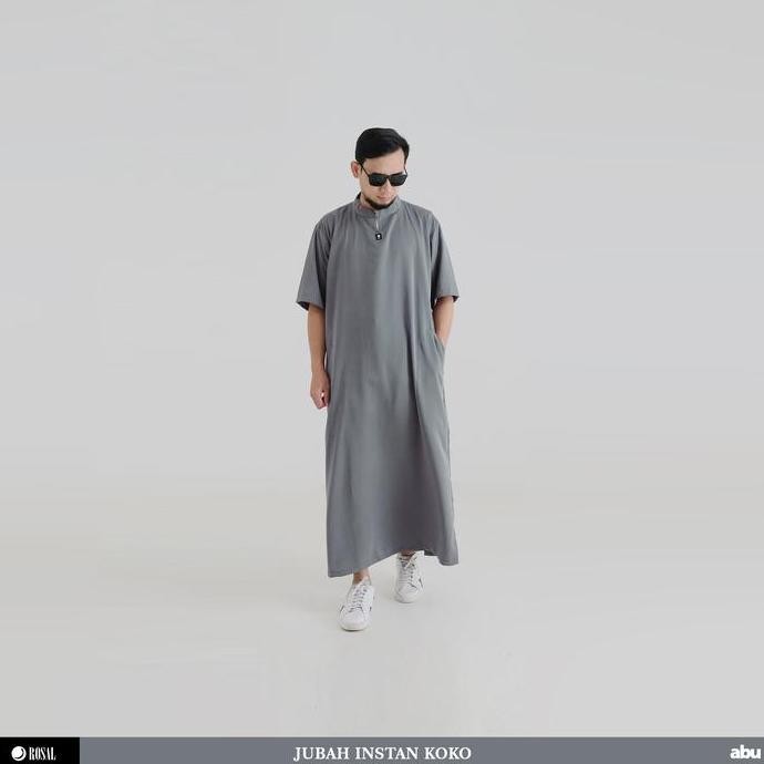 baru  jubah gamis pria jubah instan rosal jubah koko jubah travel gamis koko
