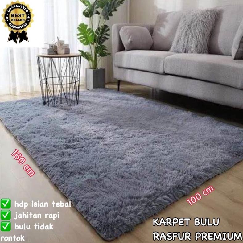 KARPET BULU RASFUR PREMIUM (160 X 100) LEBIH PANJANG