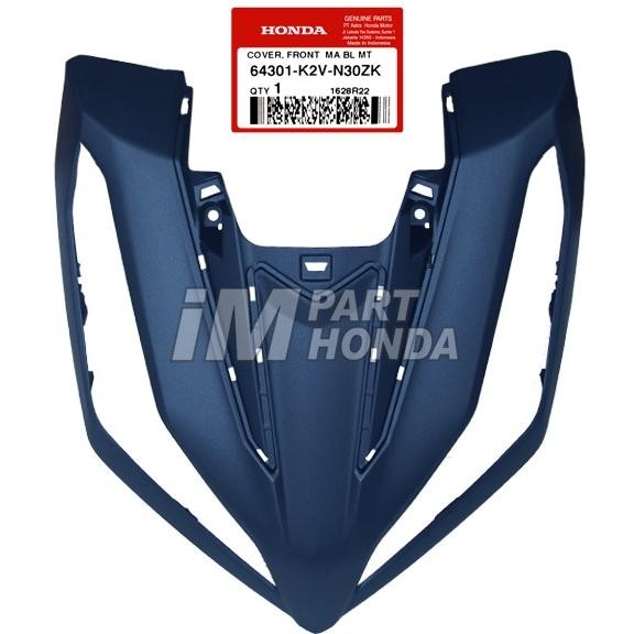 64301-K2V-N30ZK Cover Front Panel Tameng Lampu Depan Vario 125 LED K2V Biru Dof