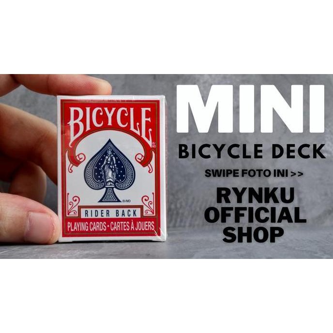 KARTU REMI BICYCLE MINI PLAYING CARDS - KARTU REMI UKURAN KECIL