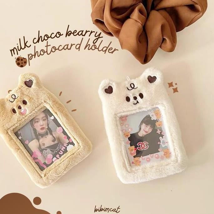 

READY Milk Choco Bearry Photocard Holder / PC Card Holder NEW