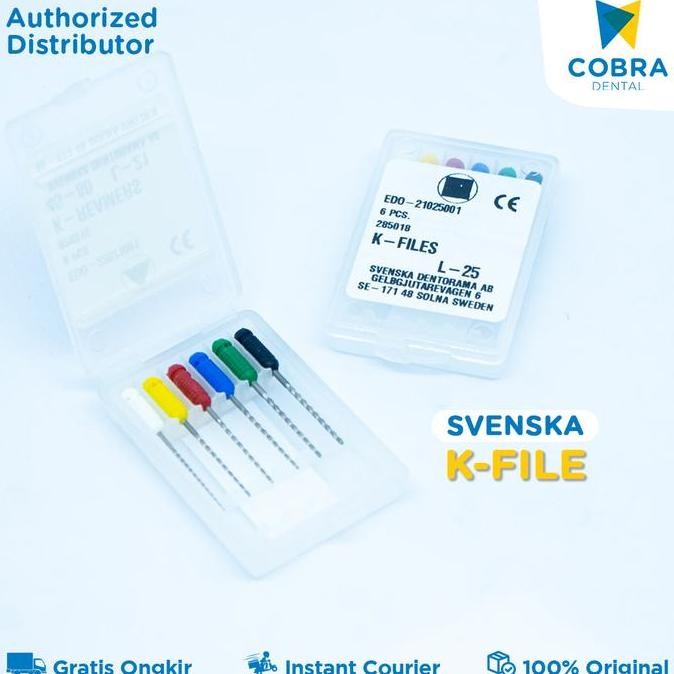 

READY Endodontics Item K File Svenska 15-40 L25 NEW