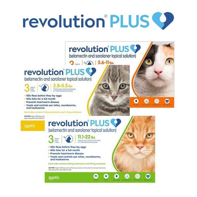 Obat Kutu Tetes REVOLUTION CAT PLUS Obat Kutu Kucing