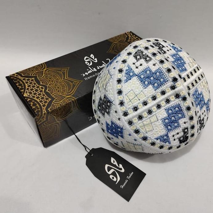 baru  Peci Pakistan Hamada Fashion Full Bordir