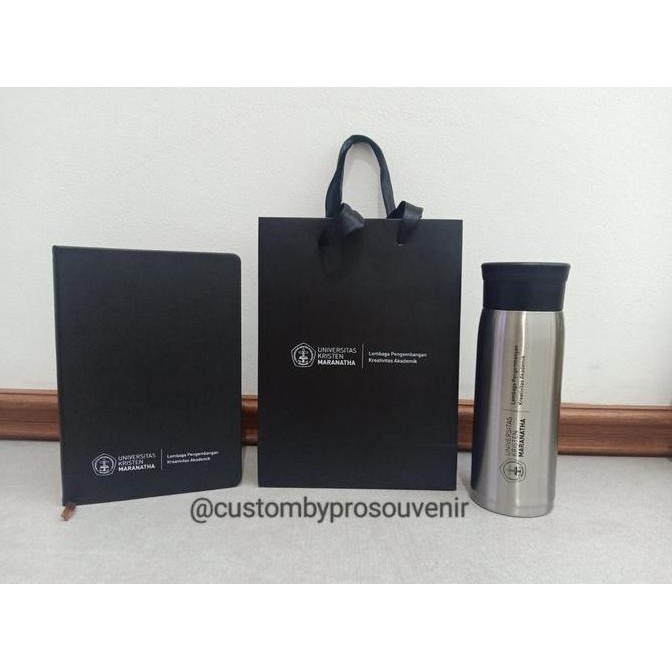 

READY Gift Set executive paper bag tumbler agenda notebook seminar kantor NEW