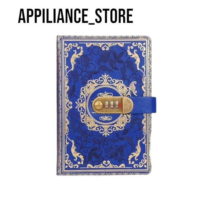 

READY Buku Diary Notebook Catatan Jurnal A5 200 Halaman with Lock - JJ-3 - Appiliance_Store NEW