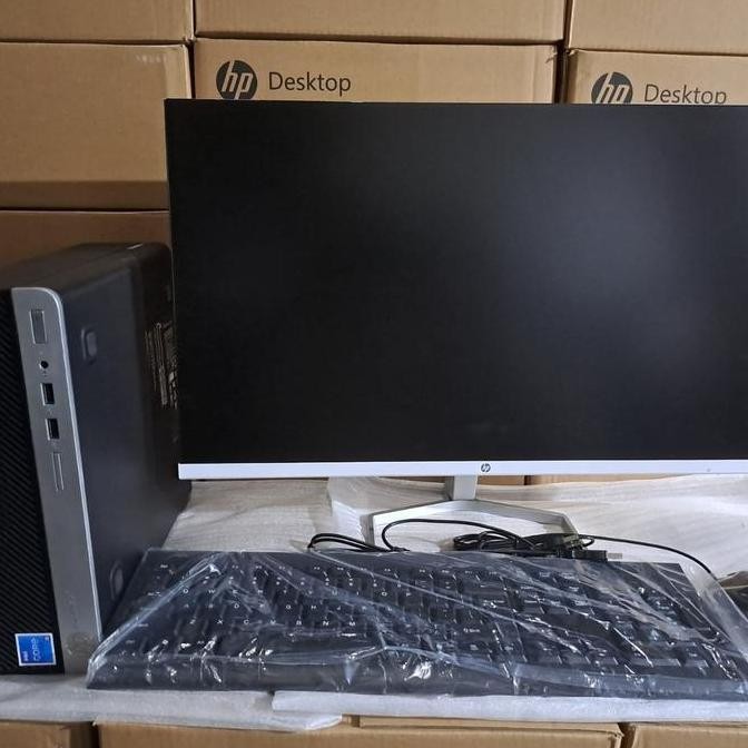 Pc Desktop Hp Core I7 7700 Ram 16Gb Ssd 512Gb 24 Inch Keymos Grs 1Thn New Stok