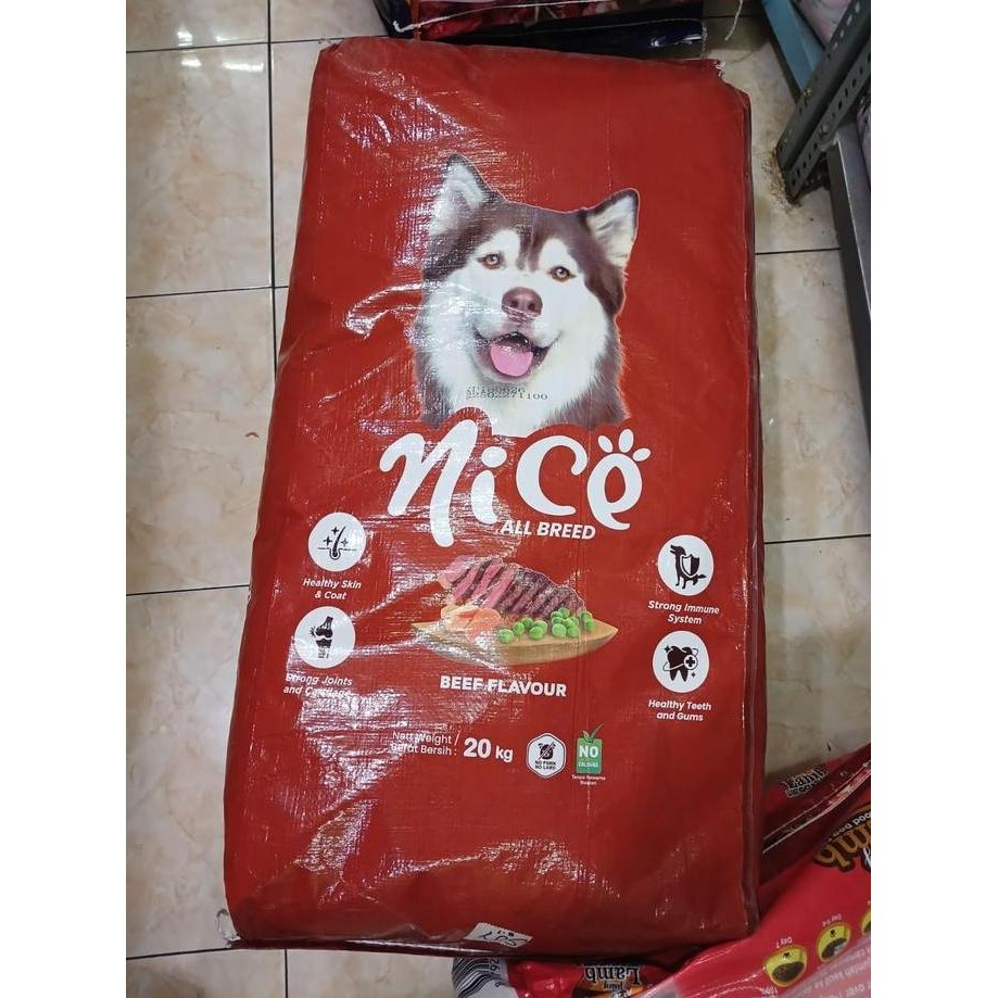KHUSUS GOJEK Makanan Anjing Nice Dog 20kg NiceDog 20 kg / Dog Food