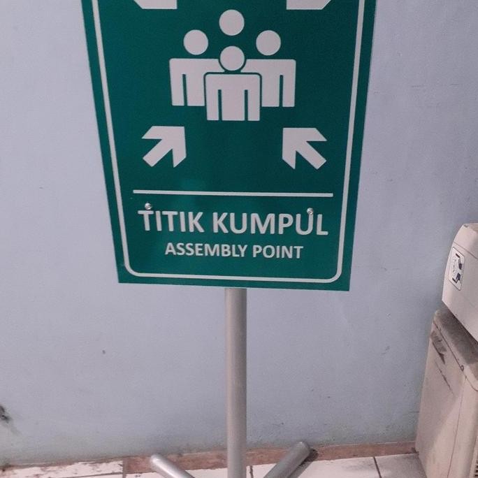 Rambu Titik Kumpul dan Tiang Custom