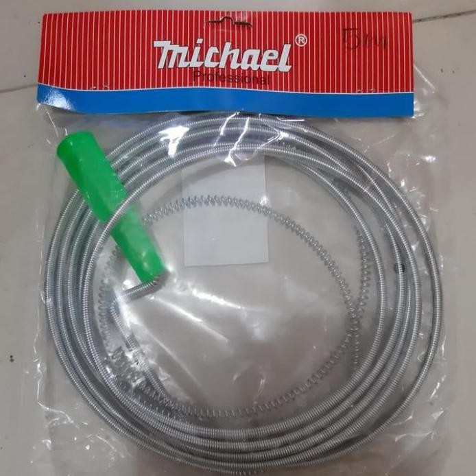 ALAT PEMBERSIH LUBANG WASTAFEL MAMPET SAMPAH/ALAT PEMBERSIH PIPA 5M