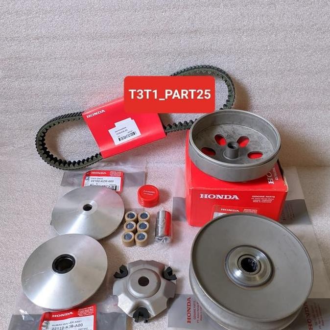 paket CVT sett Vario 125 fi led
