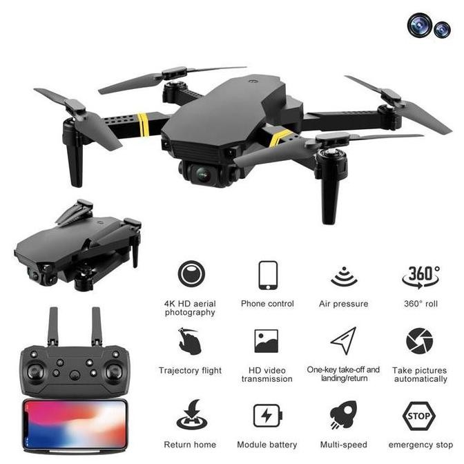 DENNOS E58 Drone Camera Drone Quadcopter Auto Fokus include Remote Dan